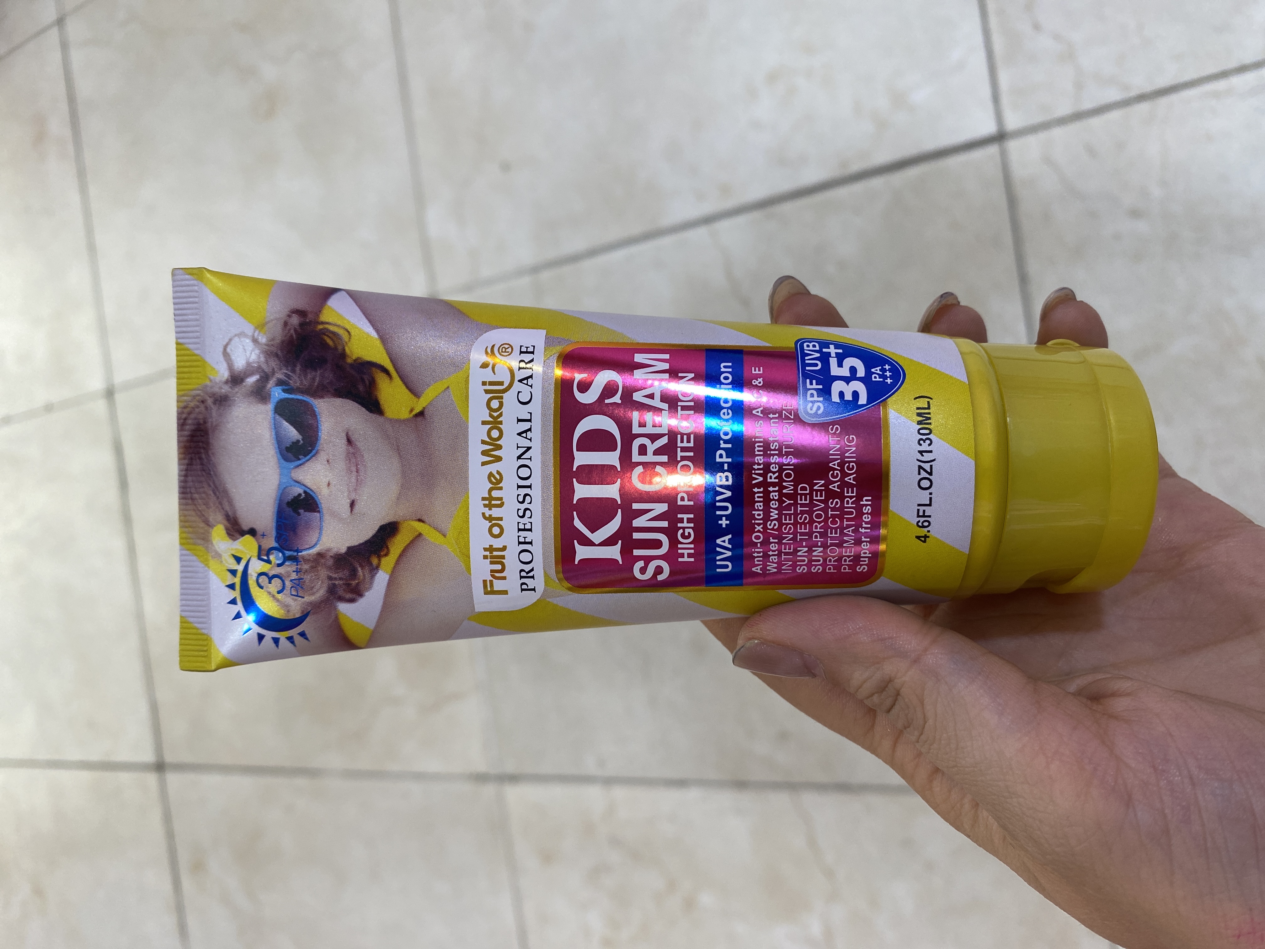 ضد آفتاب بچگانه ووکالی SPF35