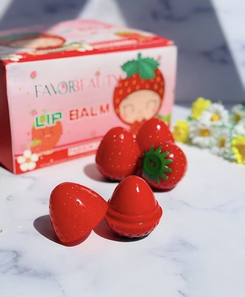 بالم لب توت فرنگی